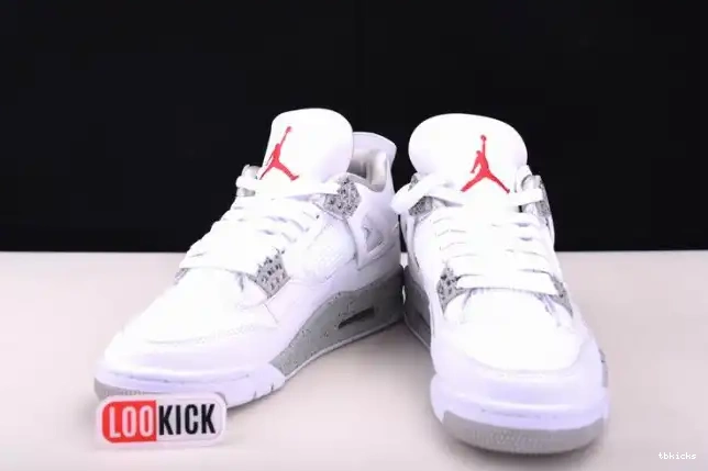 Rep TB Retro 4 Jordan (2021) Oreo CT8527-100 White 0618